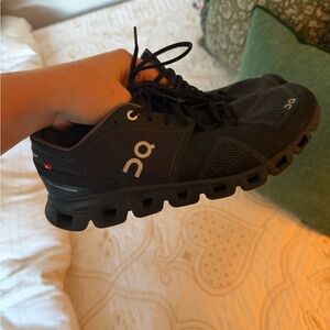 Black On Running Shoes